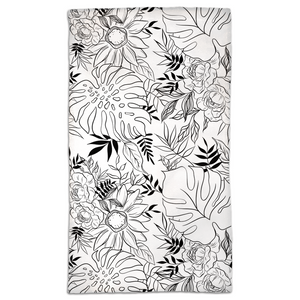 Plant Collage Hand Towel