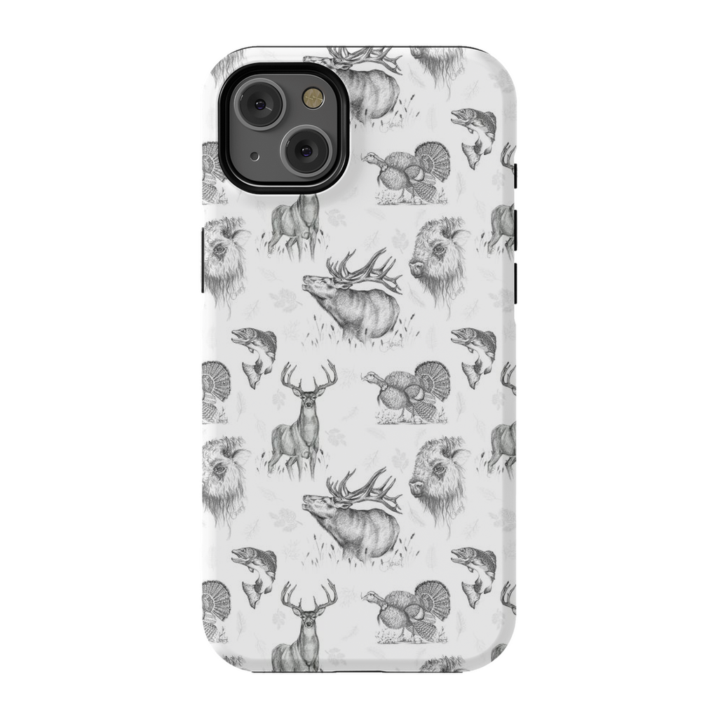 Wildlife Art Collage TOUGH Phone Case