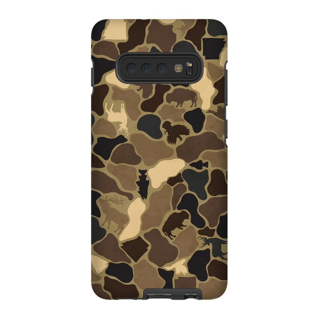 AR Wildlife Camo Brown TOUGH Phone Case