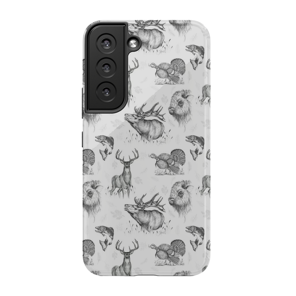 Wildlife Art Collage TOUGH Phone Case