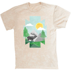 Elk Mountain Mineral Wash T-Shirt (Adult)