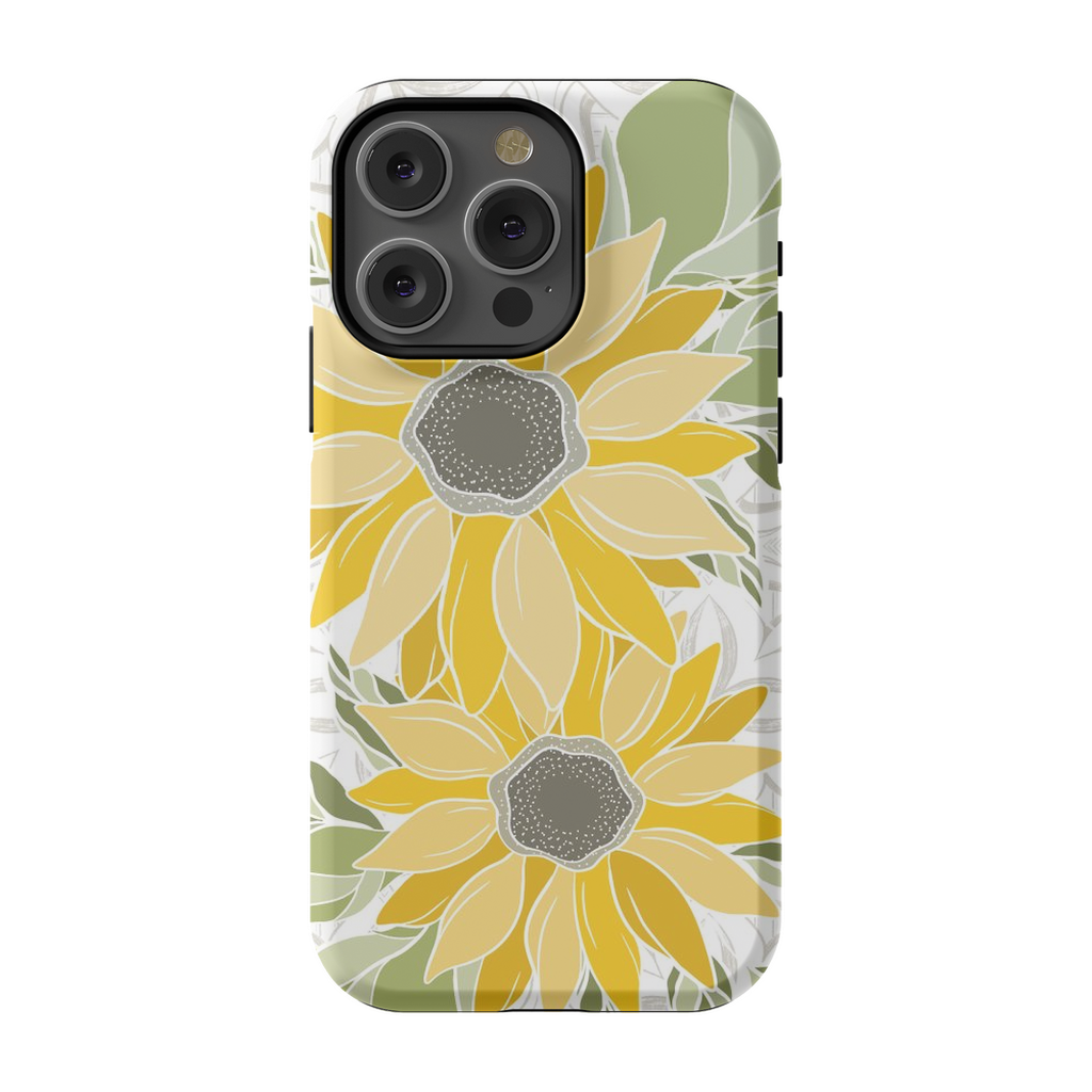 Art Deco Sunflowers TOUGH Phone Case