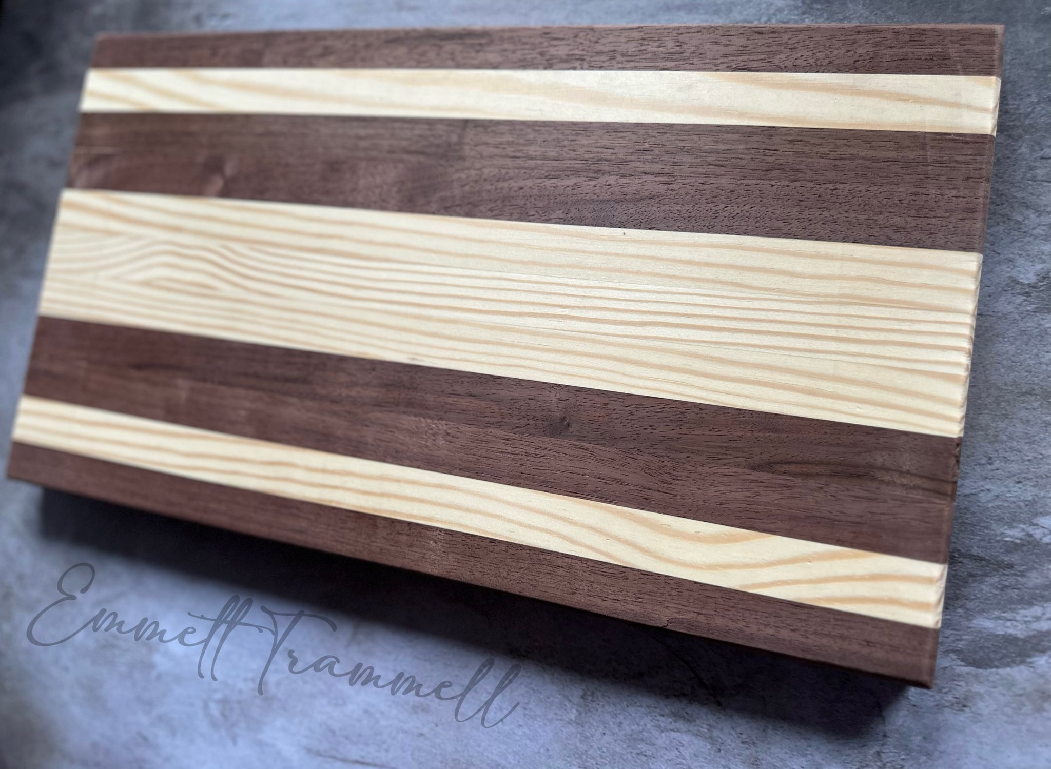 Handmade Walnut & Pine Cutting Board