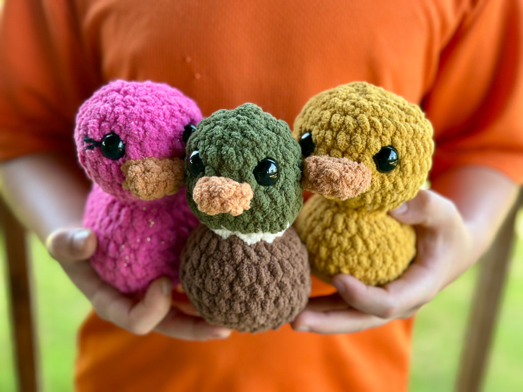 Mini Crocheted Ducks