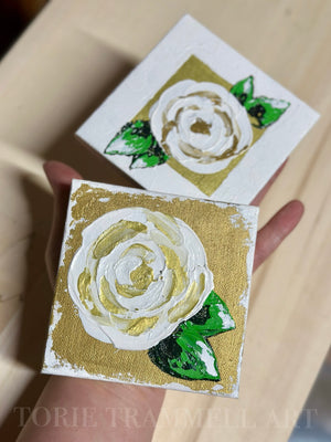 Original -‘’Mini Metallic Roses’