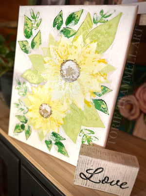 Original -‘Sunflowers & Ivy’