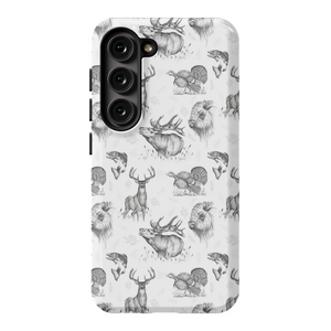 Wildlife Art Collage TOUGH Phone Case