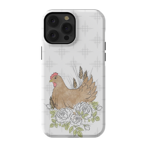 Floral Chicken TOUGH Phone Case