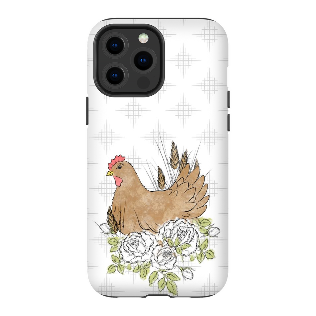 Floral Chicken TOUGH Phone Case