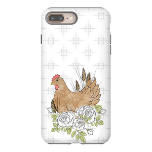 Floral Chicken TOUGH Phone Case