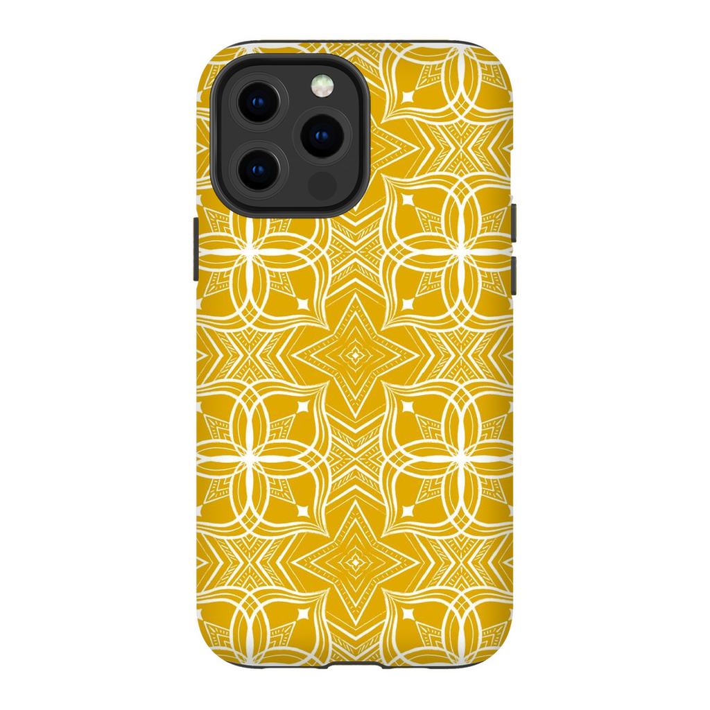 Tribal Pattern #2 Mustard TOUGH Phone Case