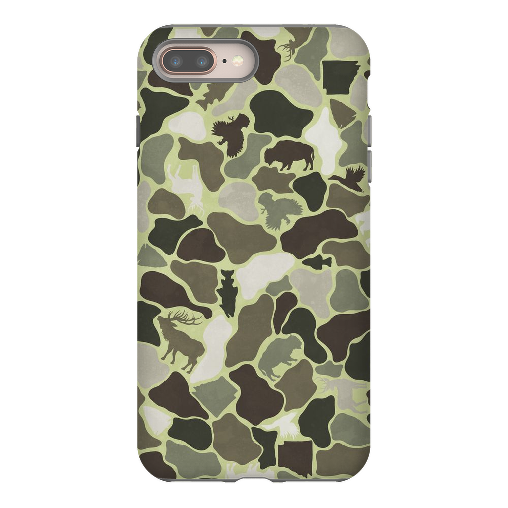 AR Wildlife Camo Green TOUGH Phone Case