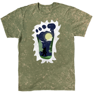 Bigfoot Moon Mineral Wash T-Shirt (Adult)