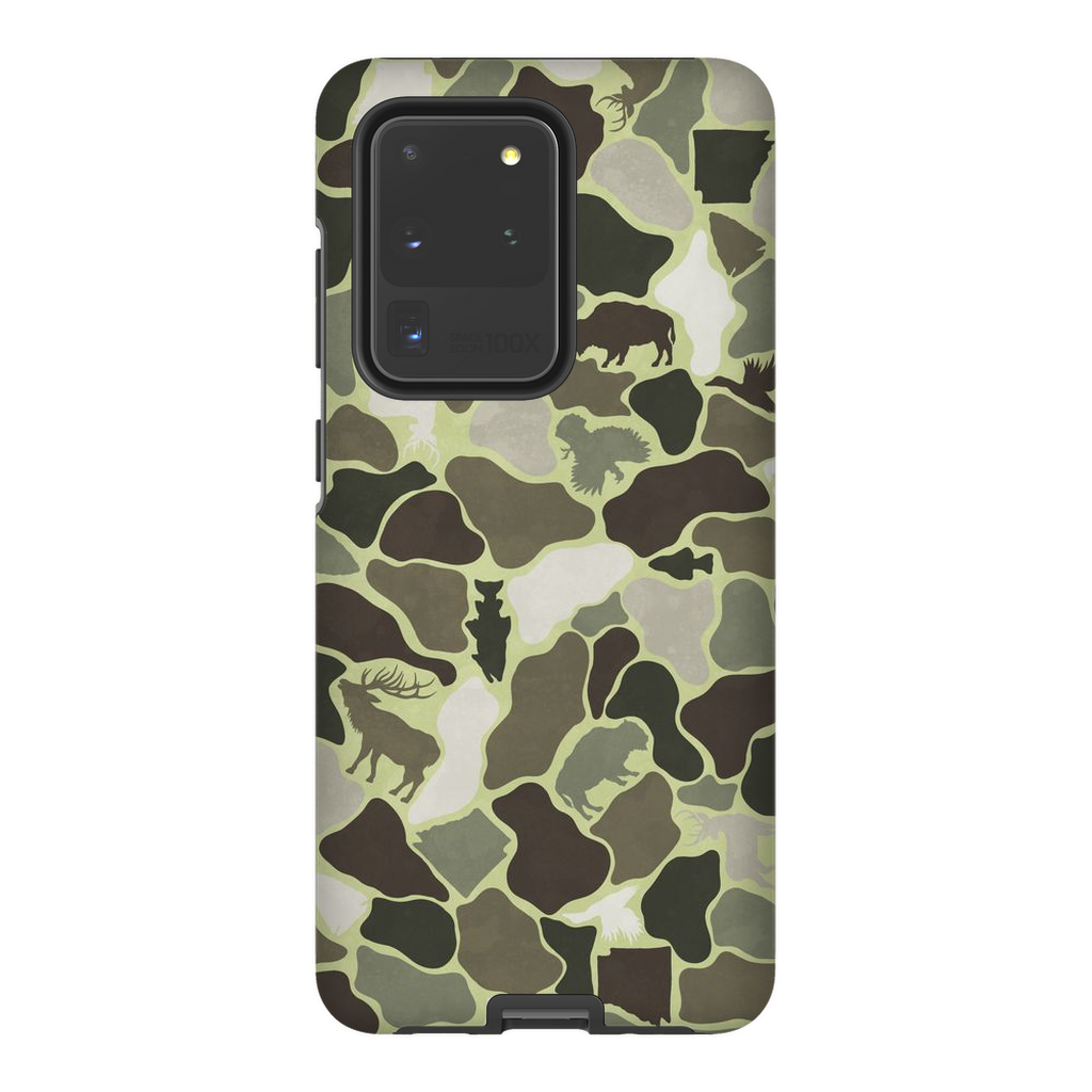 AR Wildlife Camo Green TOUGH Phone Case