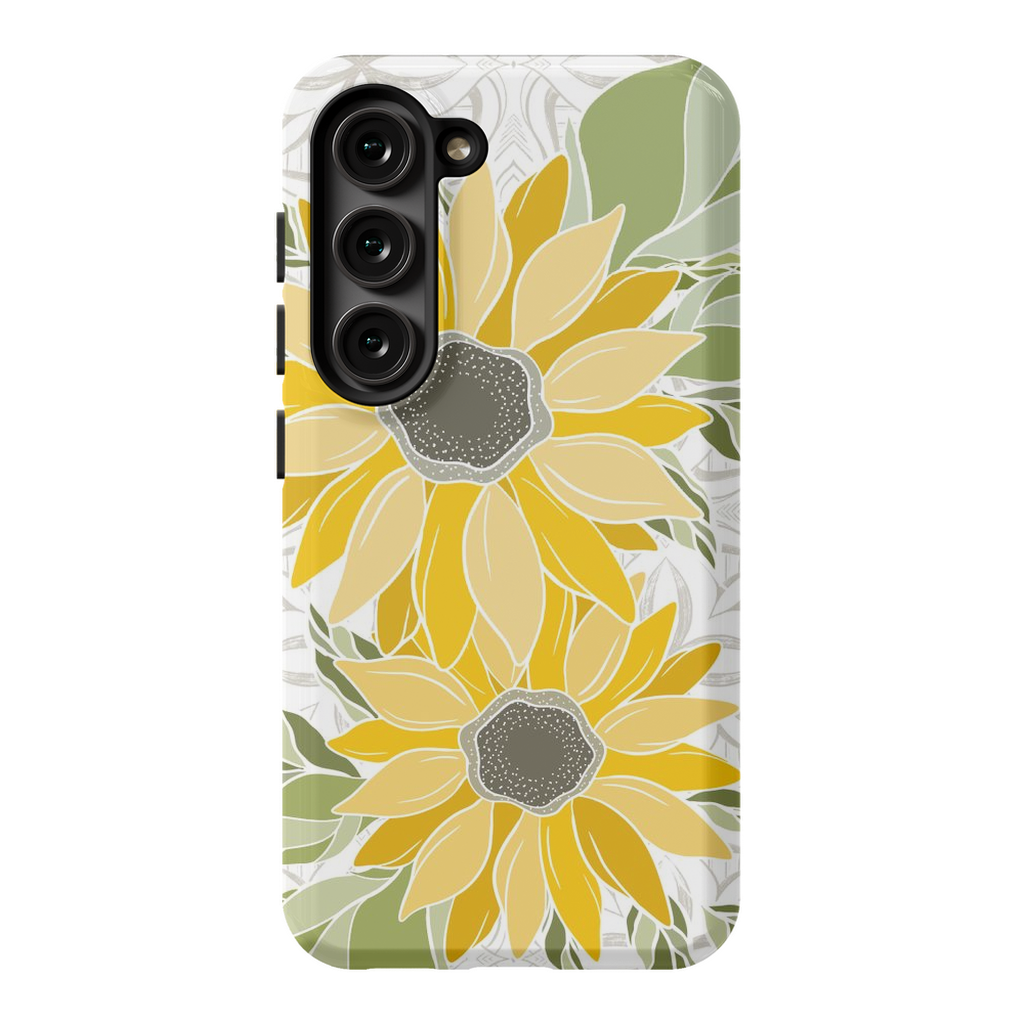 Art Deco Sunflowers TOUGH Phone Case