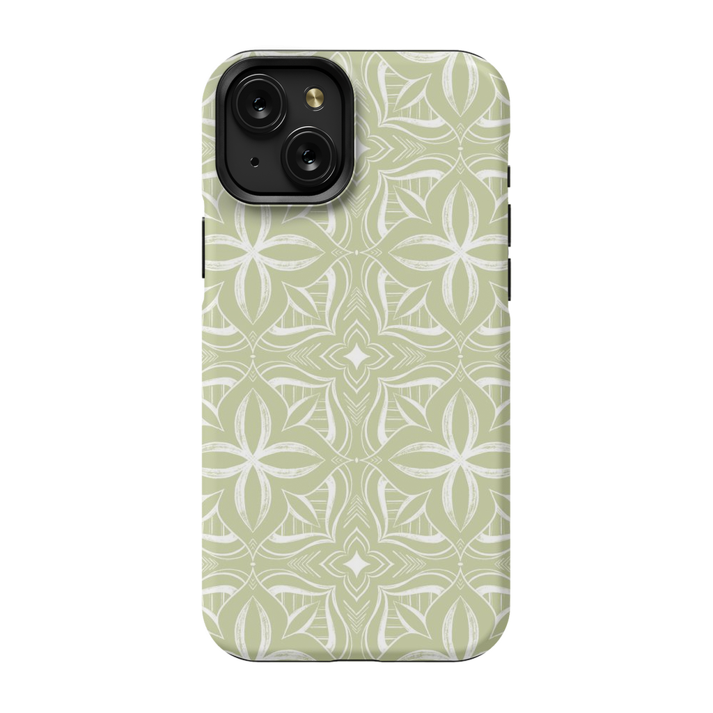 Tribal Pattern #7 Sage TOUGH Phone Case