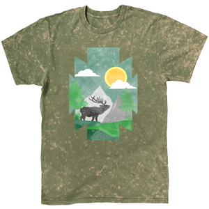 Elk Mountain Mineral Wash T-Shirt (Adult)