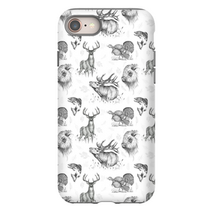 Wildlife Art Collage TOUGH Phone Case