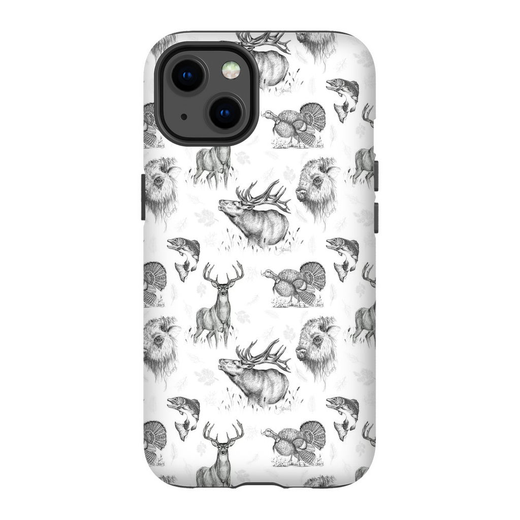 Wildlife Art Collage TOUGH Phone Case