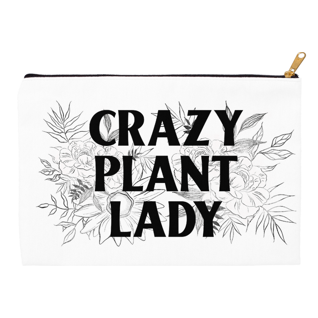 Crazy Plant Lady Accessory Pouch