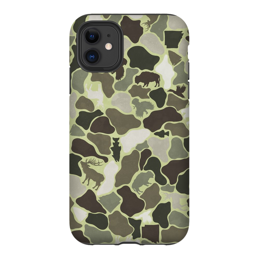 AR Wildlife Camo Green TOUGH Phone Case