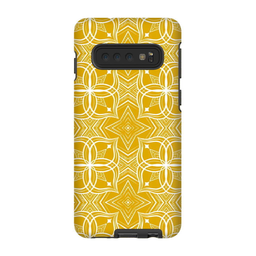 Tribal Pattern #2 Mustard TOUGH Phone Case