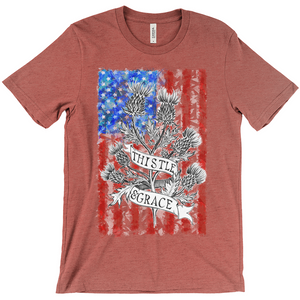 Distressed Flag Logo T-Shirt (Adult FRONT)