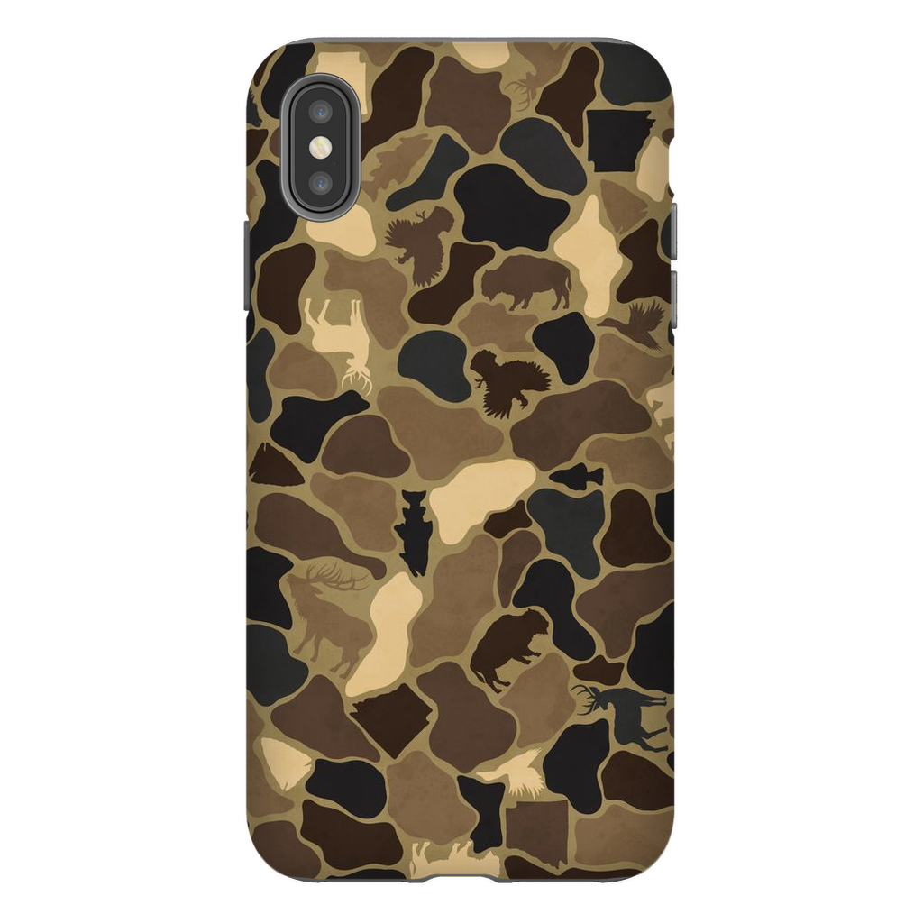 AR Wildlife Camo Brown TOUGH Phone Case