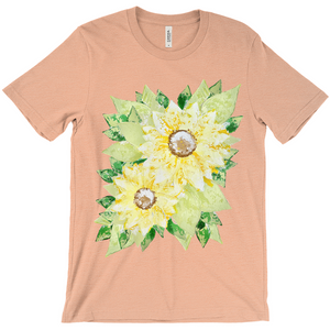 Sunflower Canvas T-Shirt (Adult)