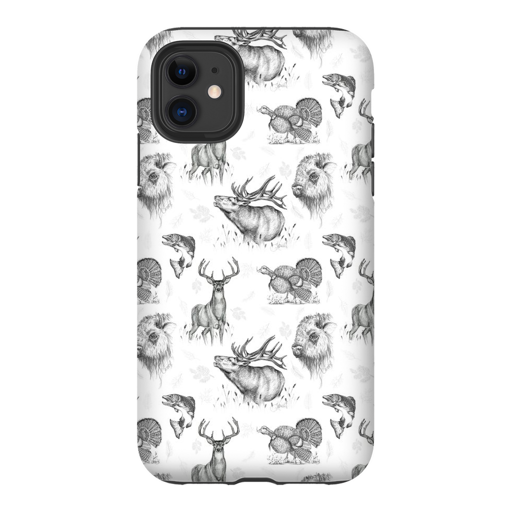 Wildlife Art Collage TOUGH Phone Case