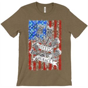 Distressed Flag Logo T-Shirt (Adult FRONT)