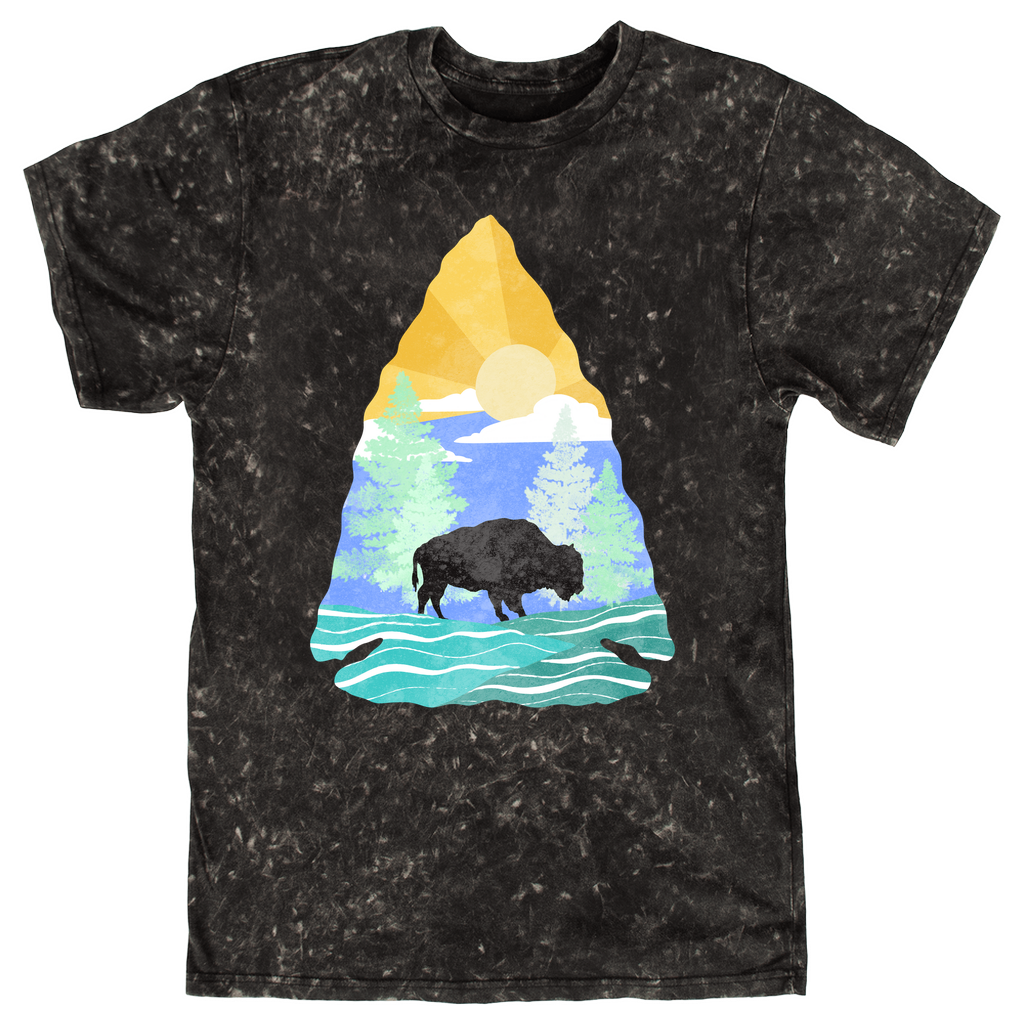 Buffalo Sunset Arrowhead T-Shirt (Adult)