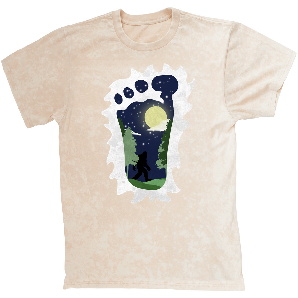 Bigfoot Moon Mineral Wash T-Shirt (Adult)