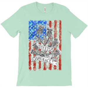 Distressed Flag Logo T-Shirt (Adult FRONT)