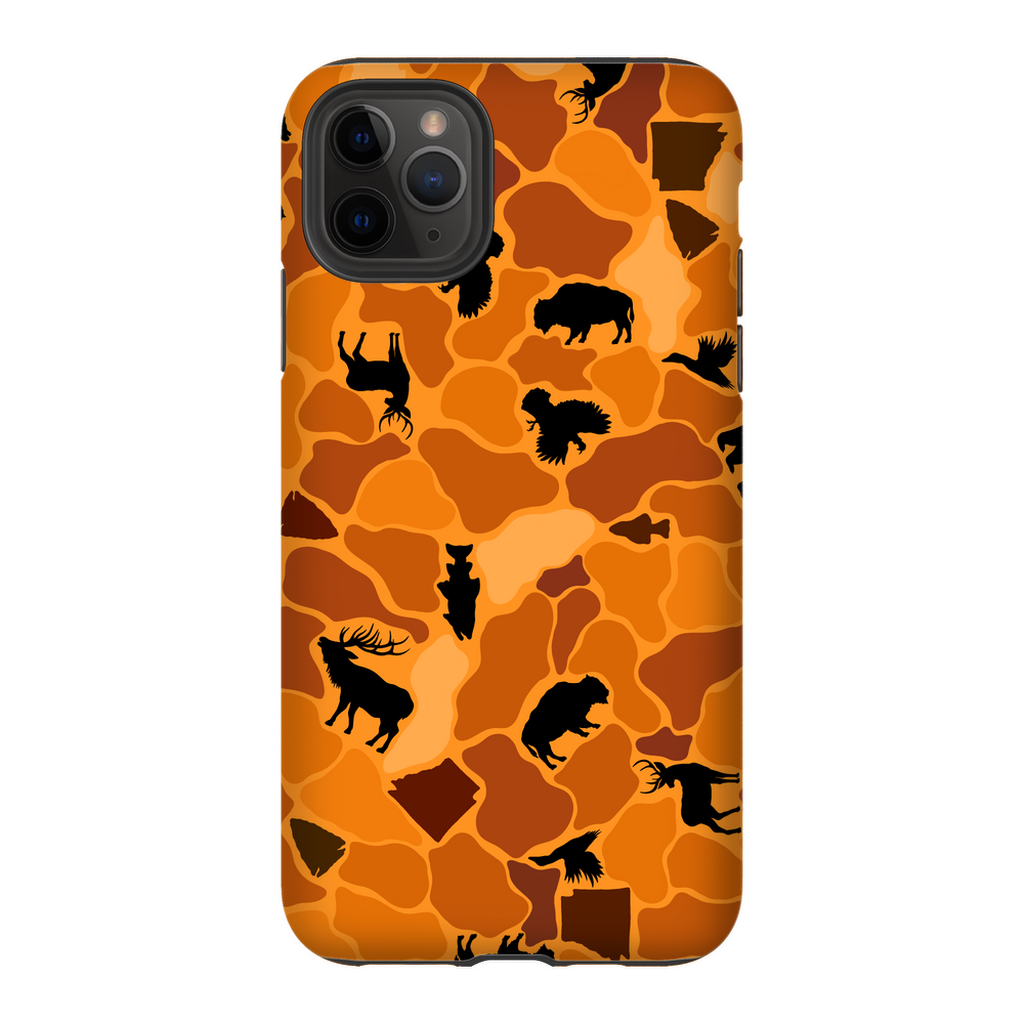 AR Wildlife Camo Orange TOUGH Phone Case