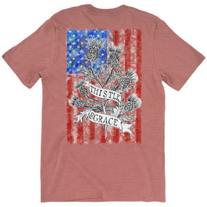 US Flag Thistle & Grace T-Shirt (Adult BACK)