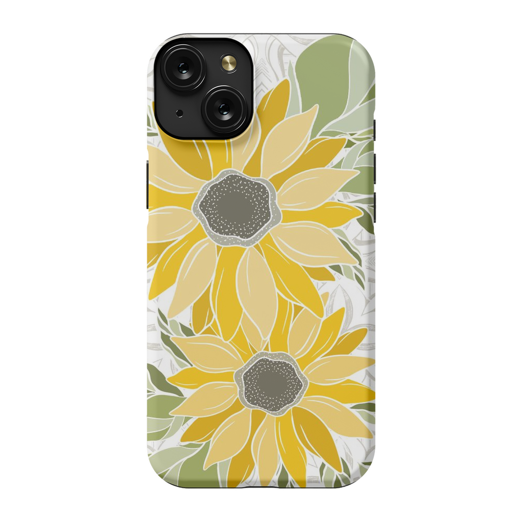 Art Deco Sunflowers TOUGH Phone Case