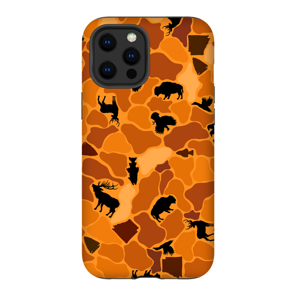 AR Wildlife Camo Orange TOUGH Phone Case