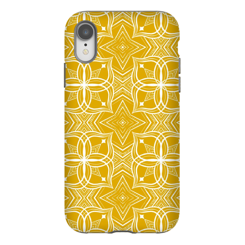 Tribal Pattern #2 Mustard TOUGH Phone Case