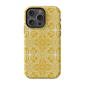 Tribal Pattern #2 Mustard TOUGH Phone Case