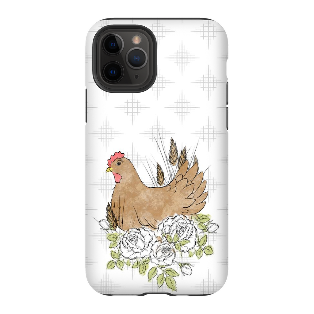 Floral Chicken TOUGH Phone Case