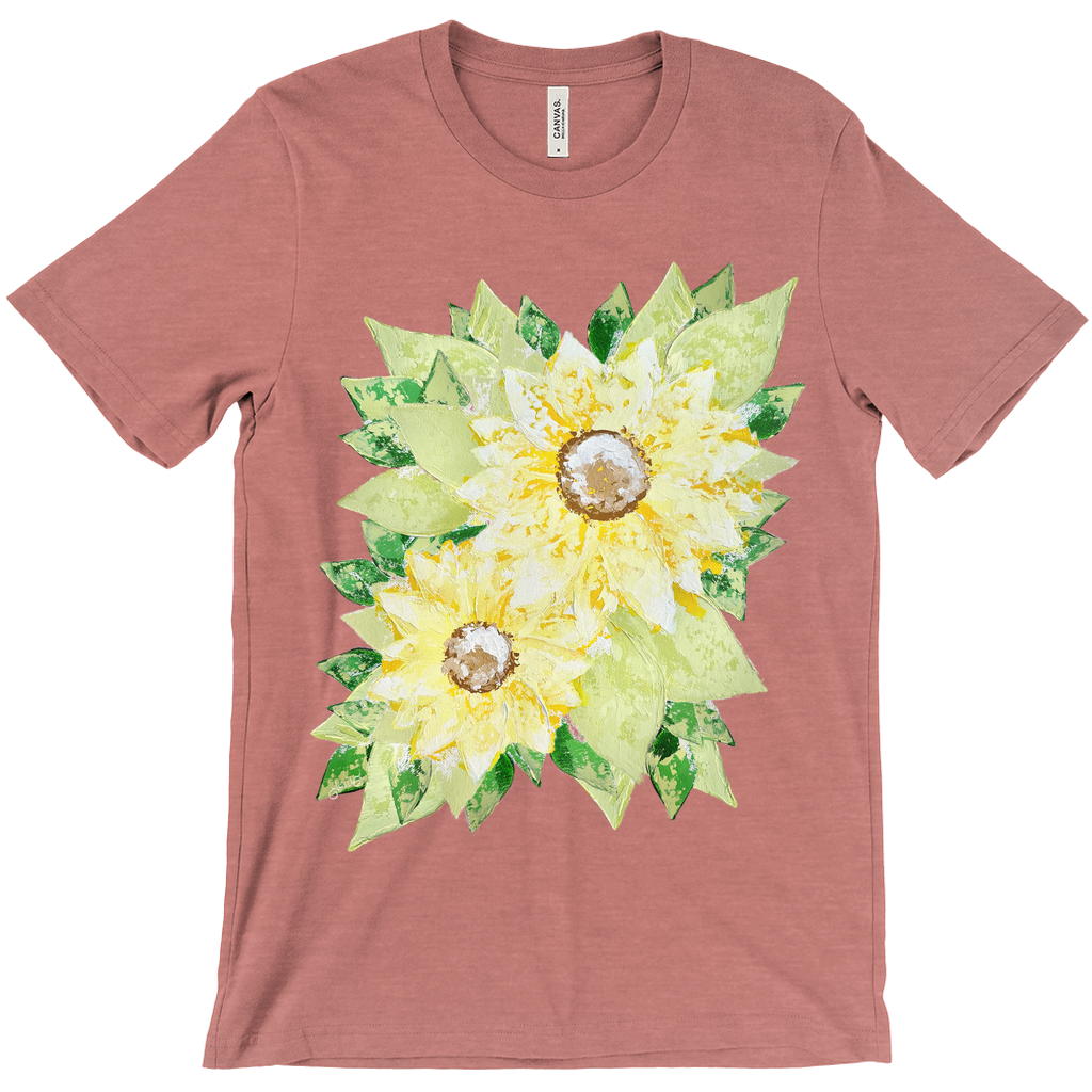 Sunflower Canvas T-Shirt (Adult)