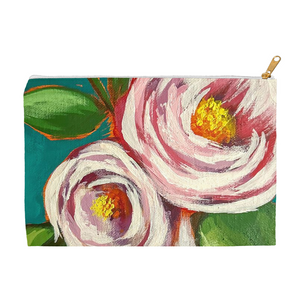 ‘Frosted Roses’ Accessory Pouch