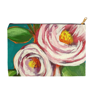 ‘Frosted Roses’ Accessory Pouch