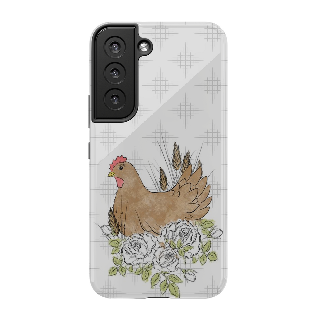 Floral Chicken TOUGH Phone Case