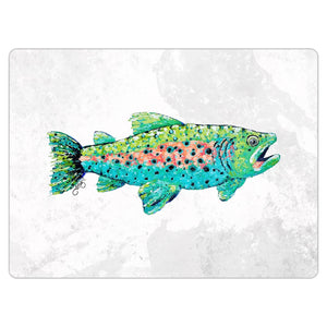 Trout Canvas Magnet