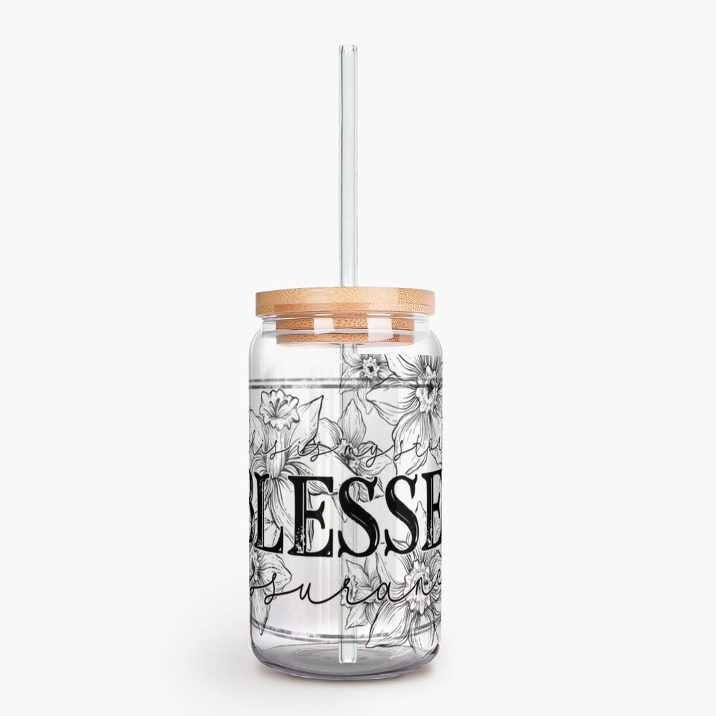 Blessed Assurance Soda Can Glass