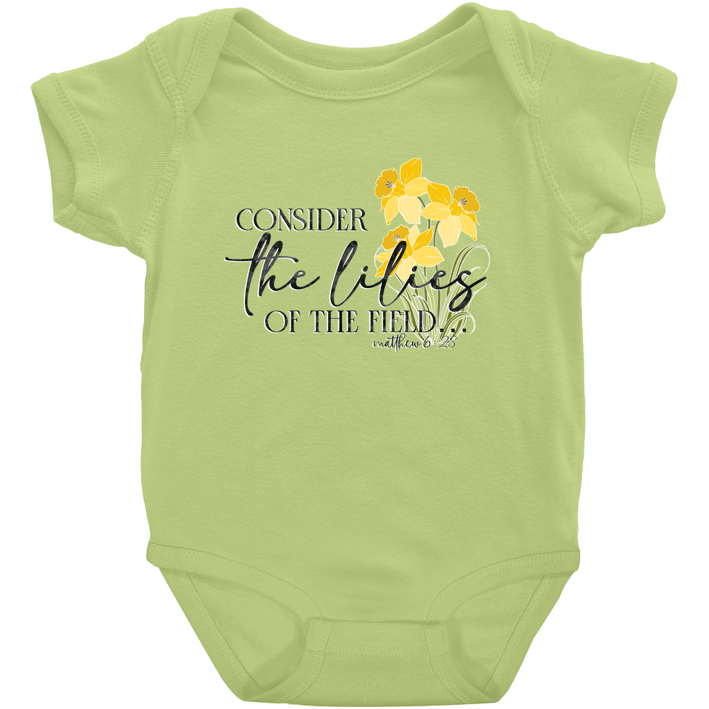 Consider the Lilies Onesie