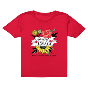 Amazing Grace Floral T-Shirt (Youth)