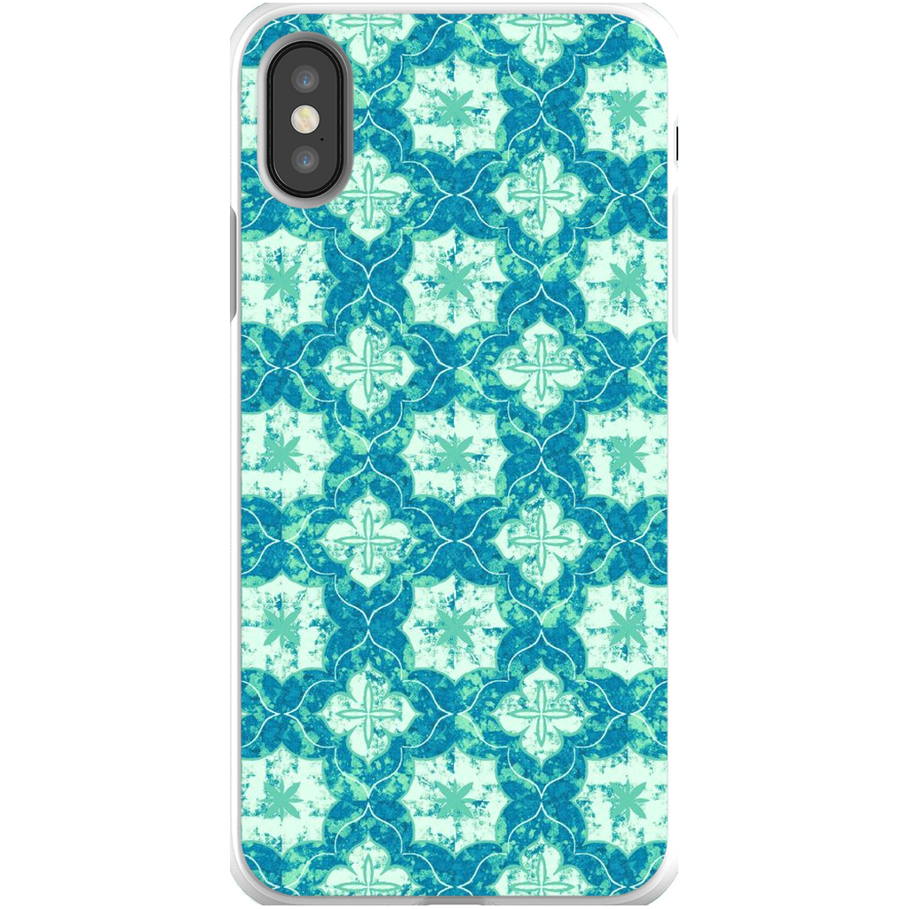 Turquoise Moroccan Stars FLEX Phone Case